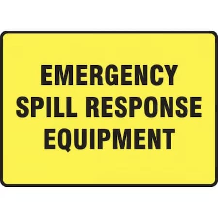 Accuform SAFETY SIGN EMERGENCY SPILL RESPONSE MCHL565XL